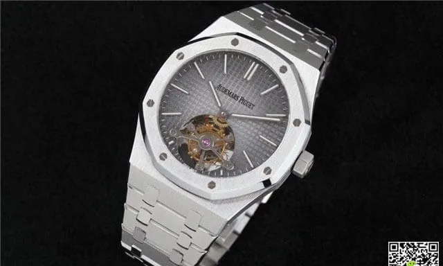 Audemars Piguet Royal Oak Tourbillon 26510PT.OO.1220PT.01 R8 Factory 1:1 Best Edition Replica Watch Grey Dial